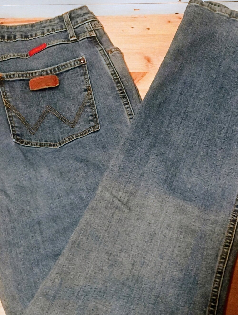 RARE Wrangler Cowboy Cut High Rise Jeans Tag 11x36 Fits 33 Inseam 1018MWZSW